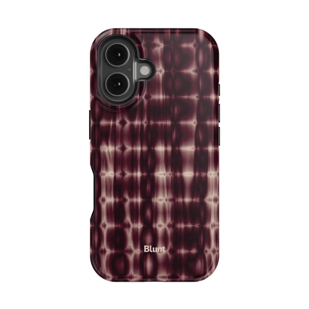 Purple Ripple iPhone Case
