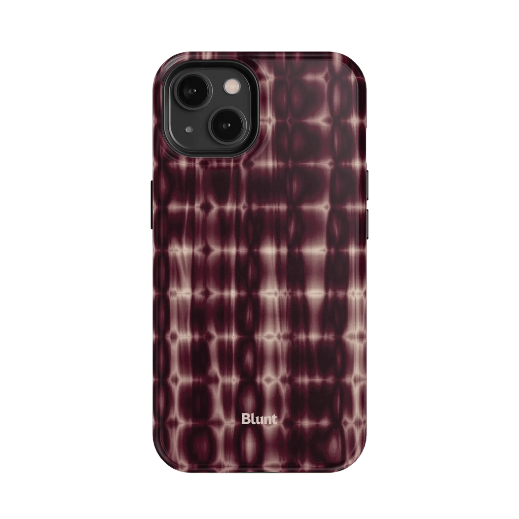 Purple Ripple iPhone Case