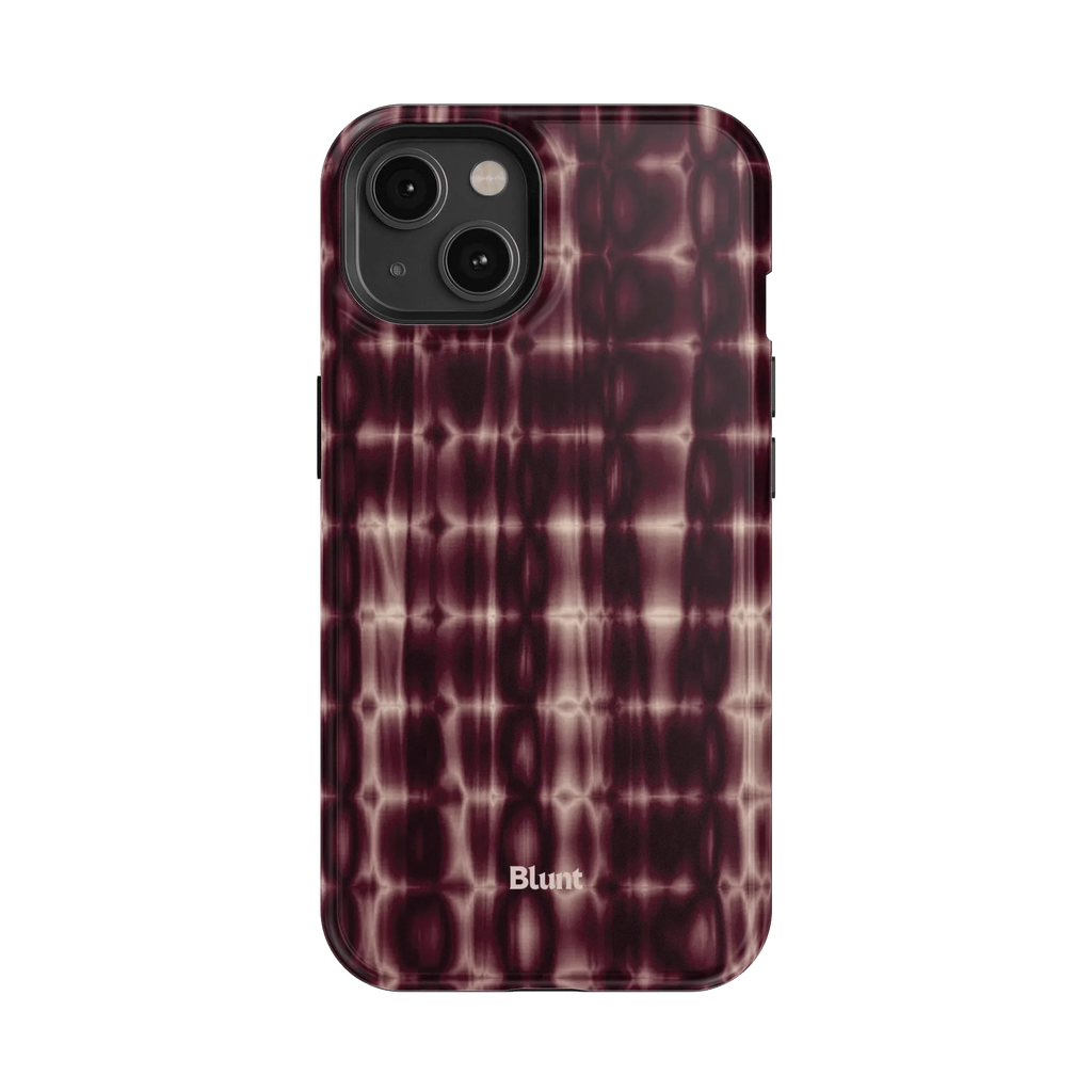 Purple Ripple iPhone Case