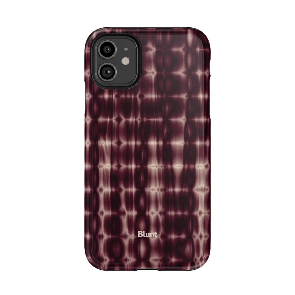 Purple Ripple iPhone Case