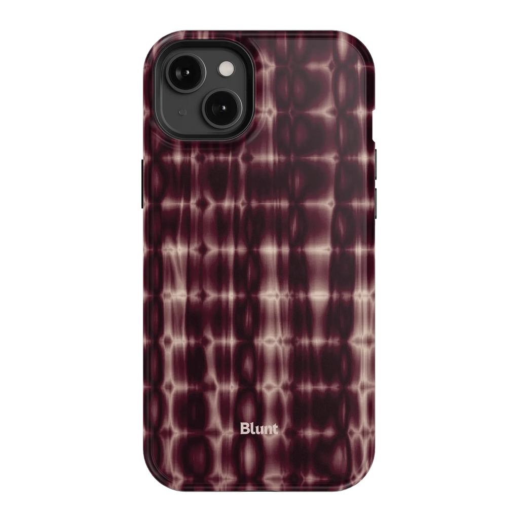 Purple Ripple iPhone Case