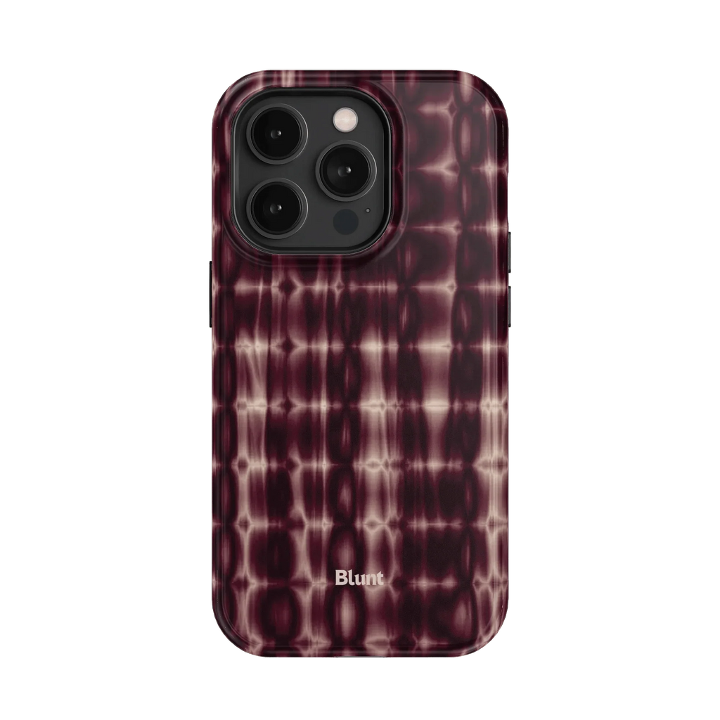 Purple Ripple iPhone Case