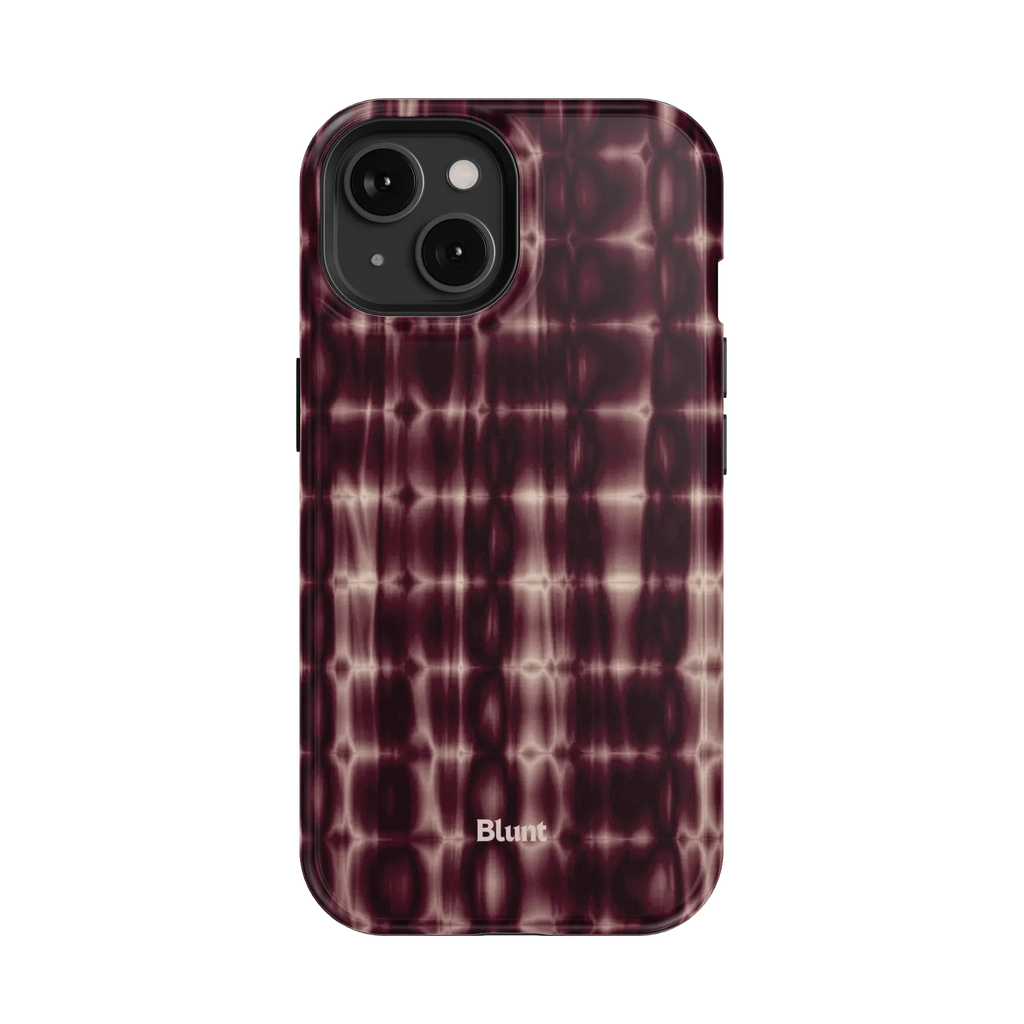 Purple Ripple iPhone Case