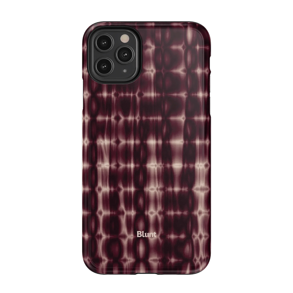 Purple Ripple iPhone Case