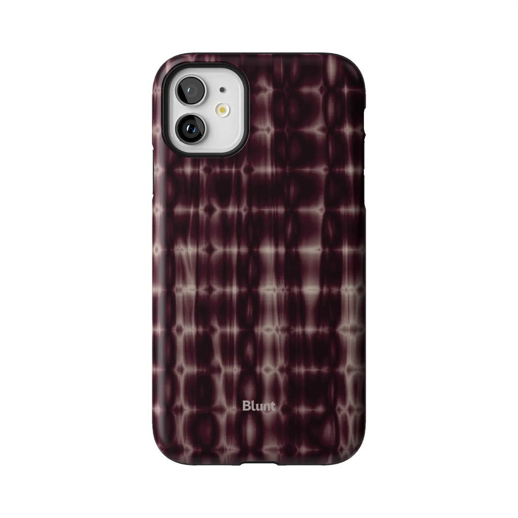 Purple Ripple iPhone Case