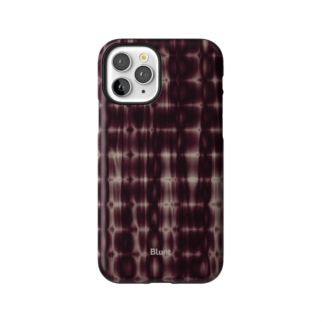 Purple Ripple iPhone Case
