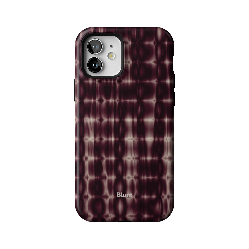Purple Ripple iPhone Case