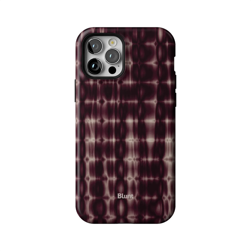 Purple Ripple iPhone Case