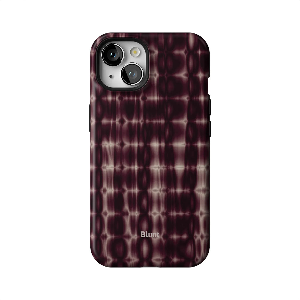 Purple Ripple iPhone Case