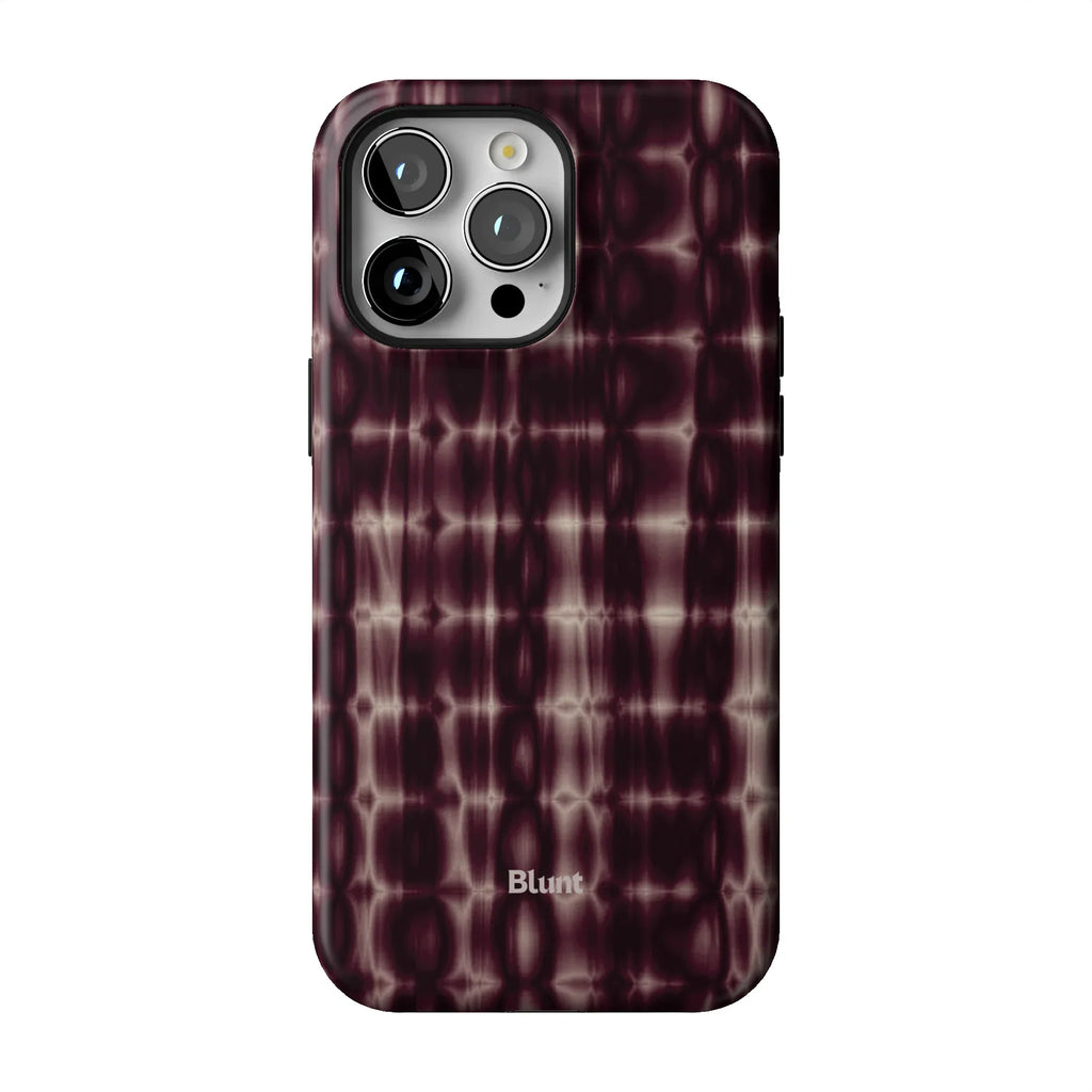 Purple Ripple iPhone Case