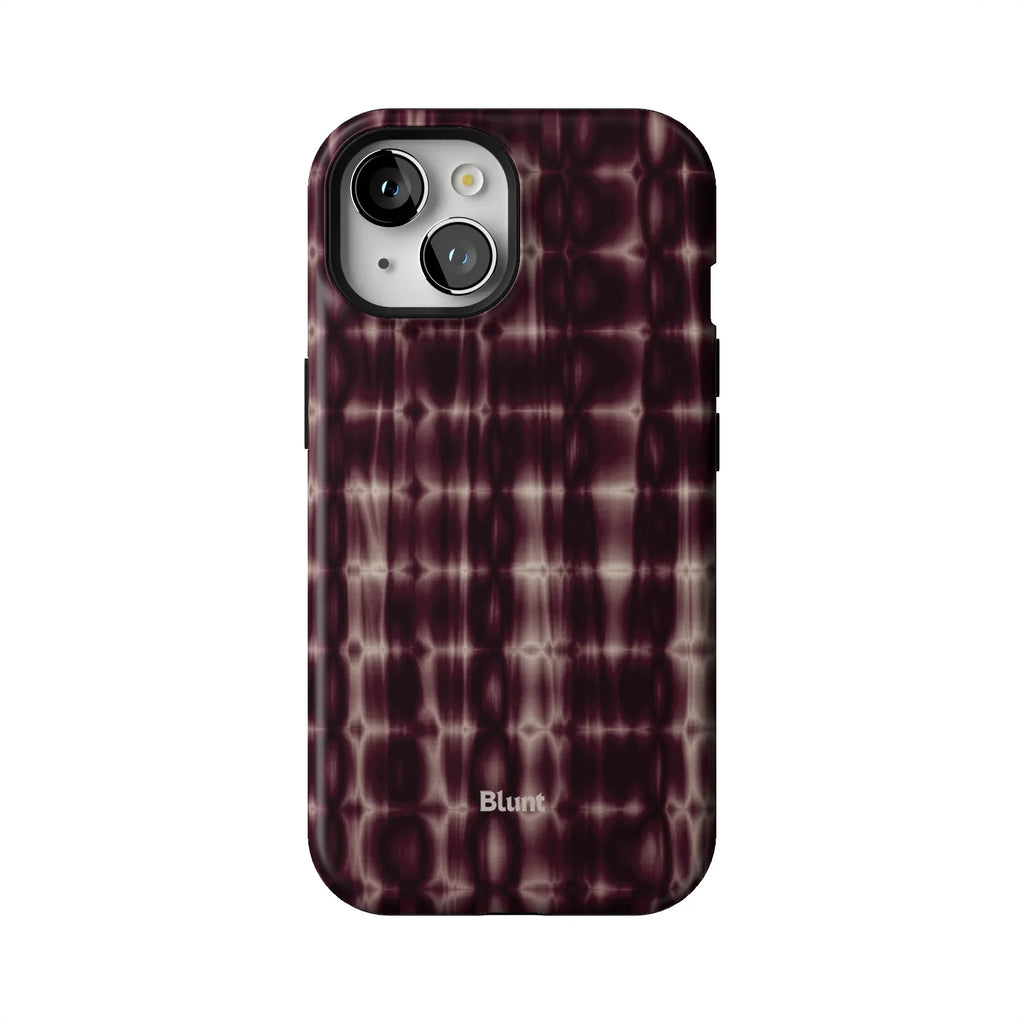 Purple Ripple iPhone Case
