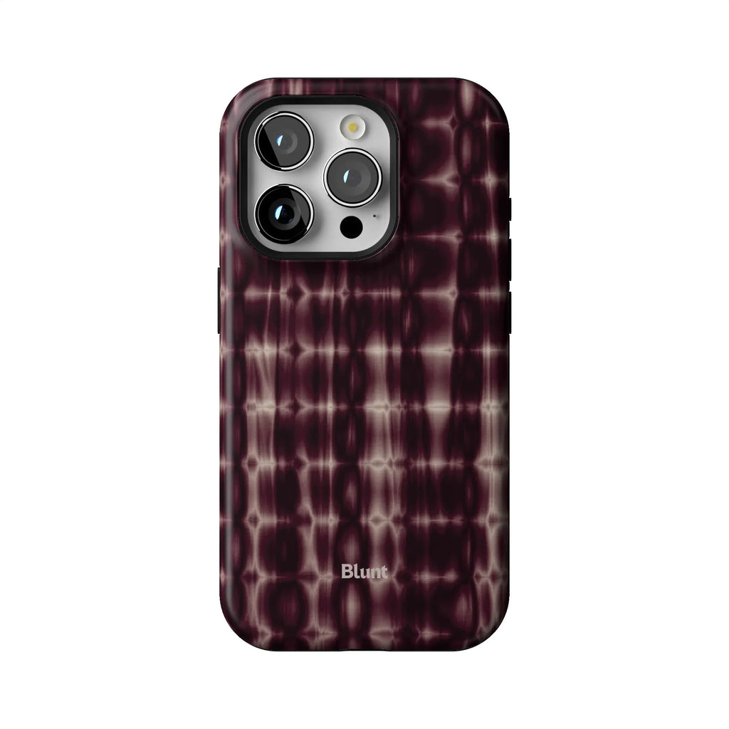 Purple Ripple iPhone Case