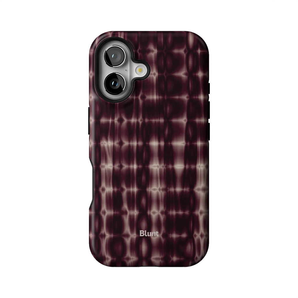 Purple Ripple iPhone Case