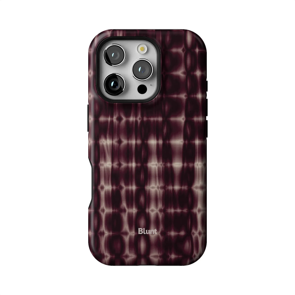Purple Ripple iPhone Case