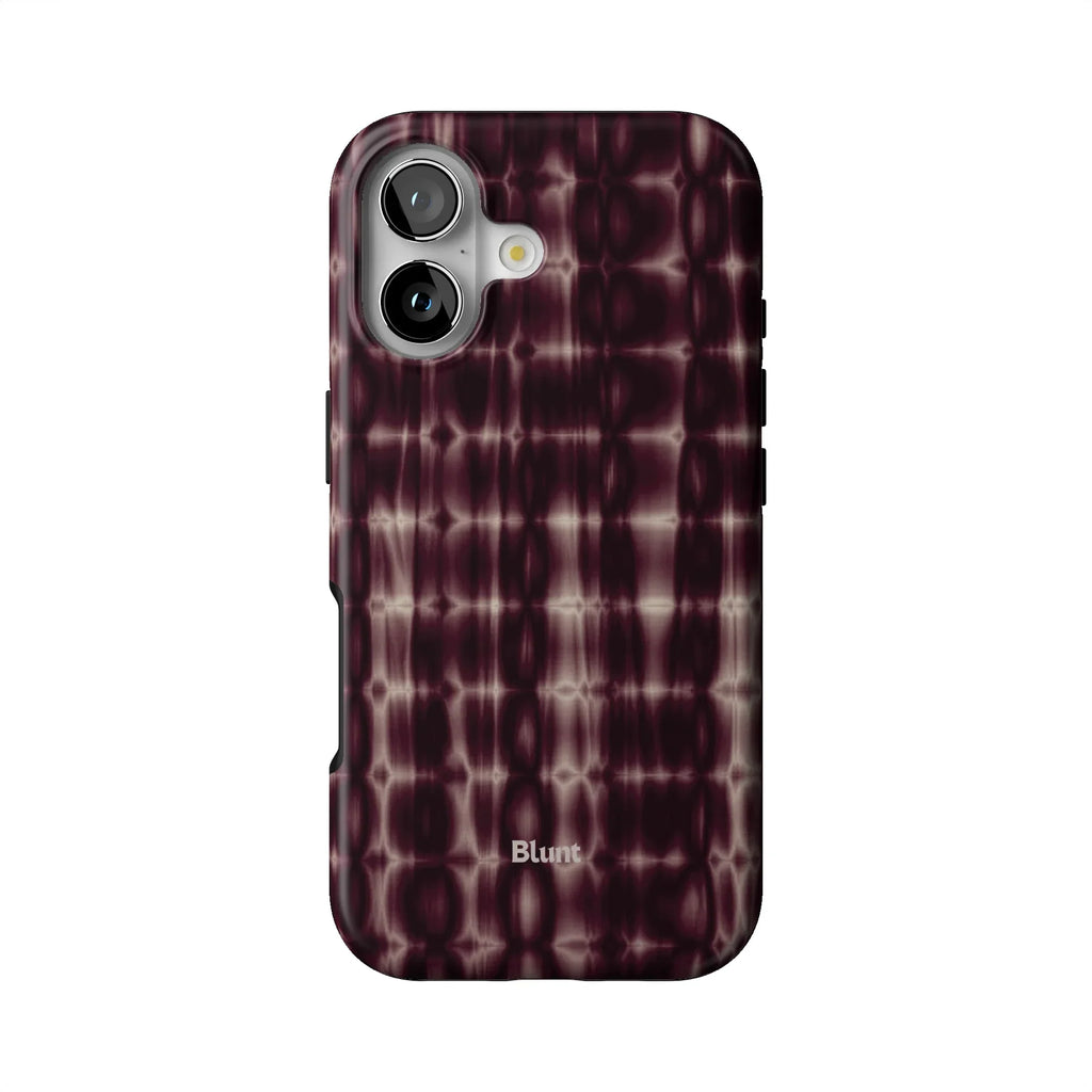 Purple Ripple iPhone Case
