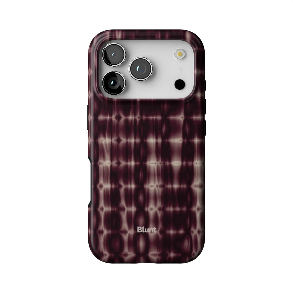 Purple Ripple iPhone Case