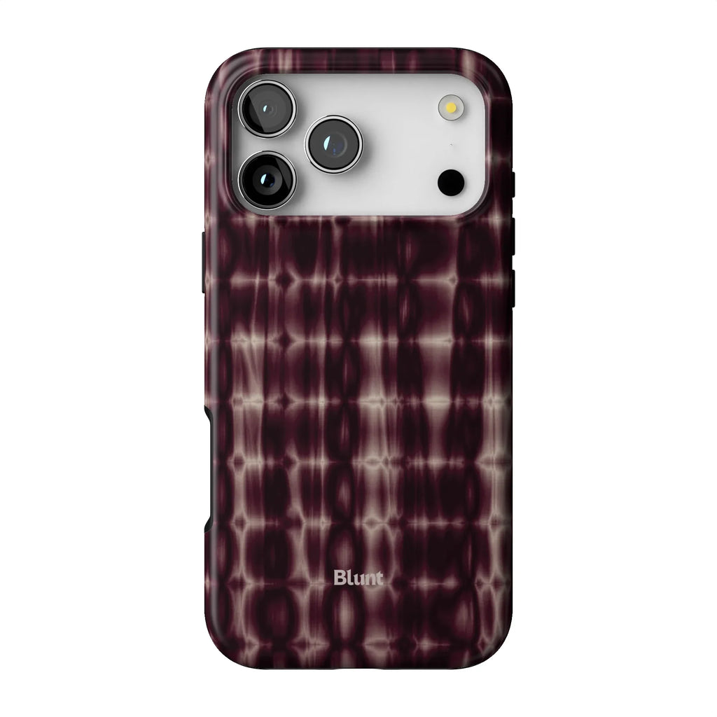 Purple Ripple iPhone Case