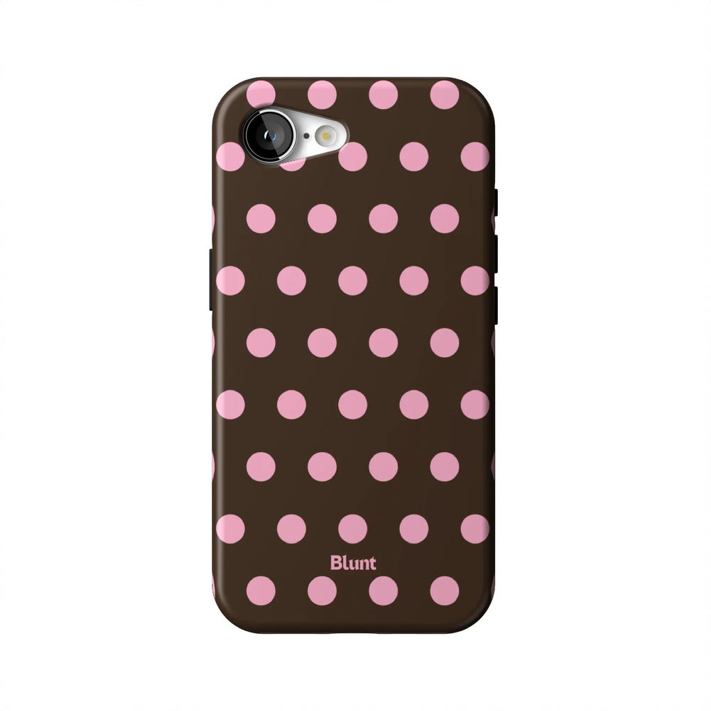 Chocolate Polka iPhone Case