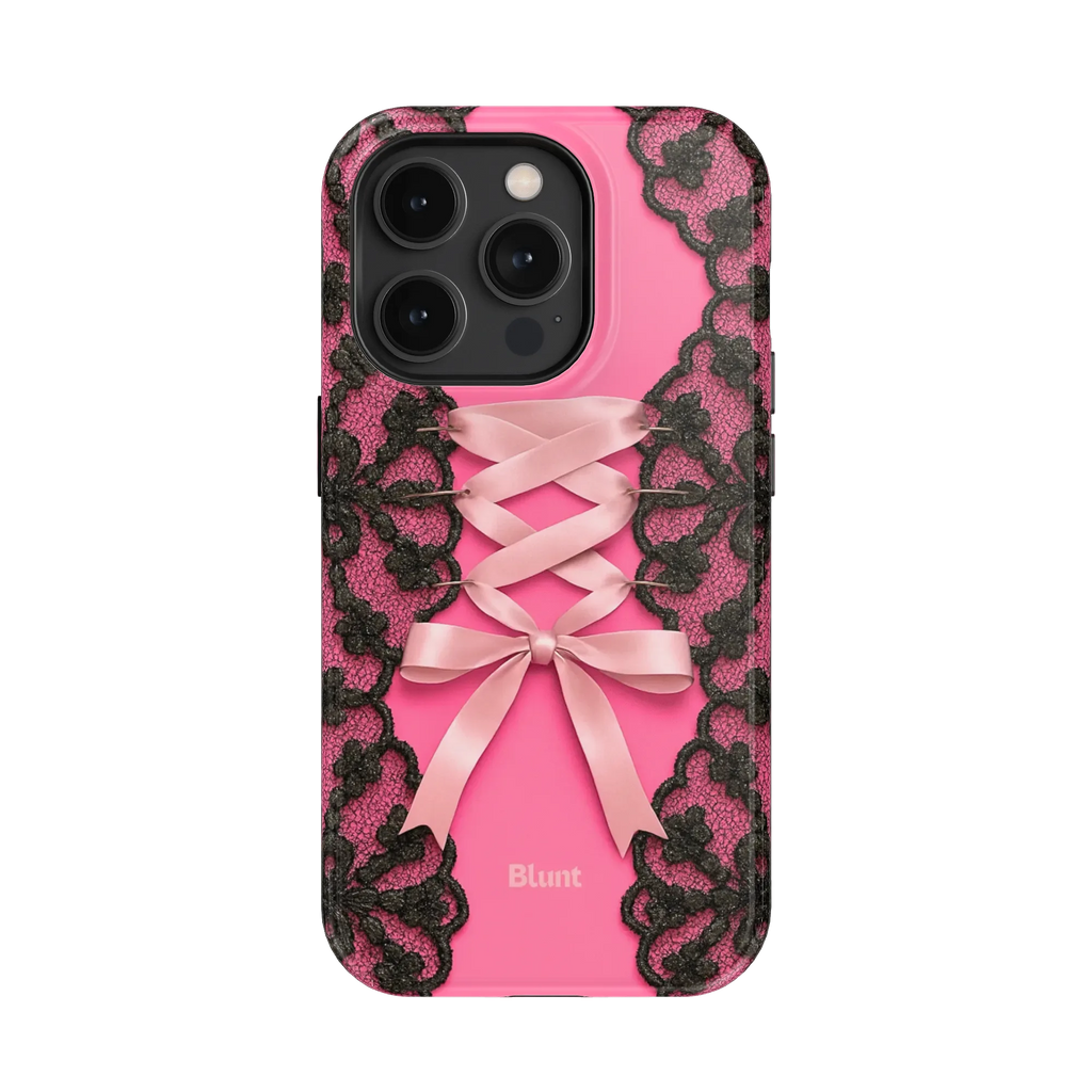 Pink Corset iPhone Case