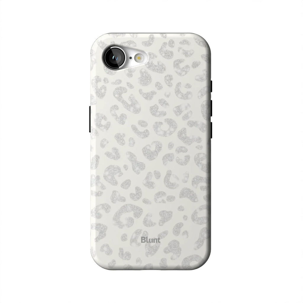 White Leopard iPhone Case