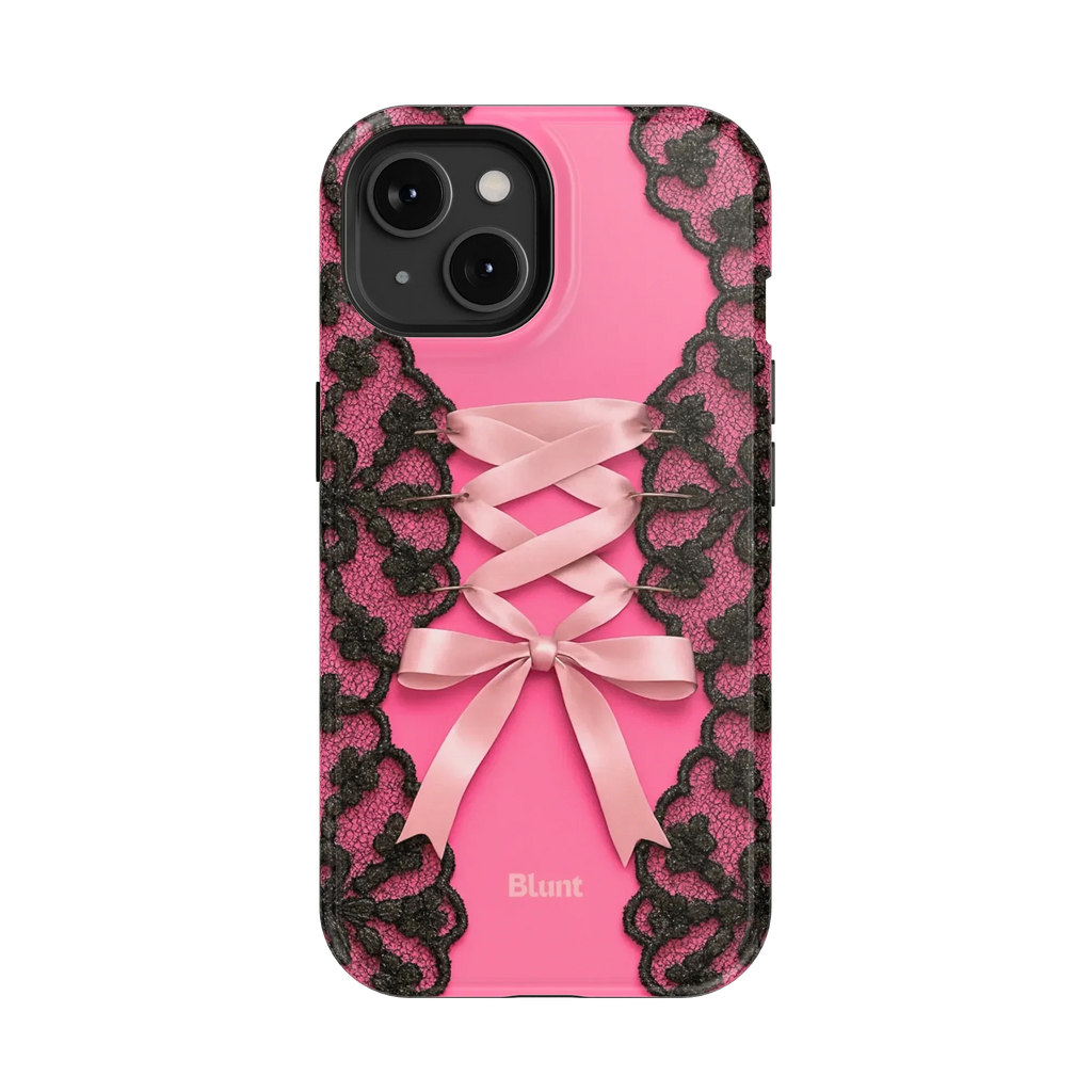 Pink Corset iPhone Case