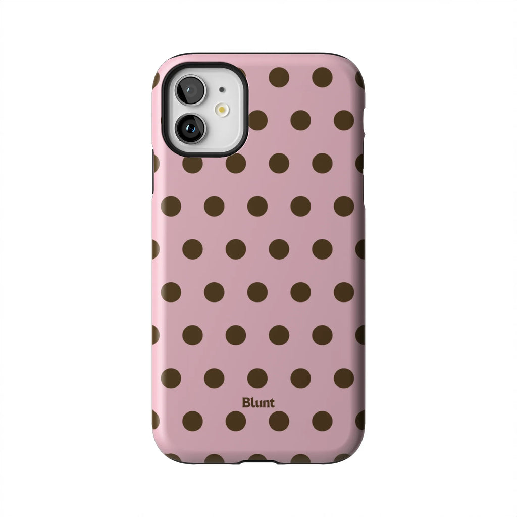 Blush Polka iPhone Case
