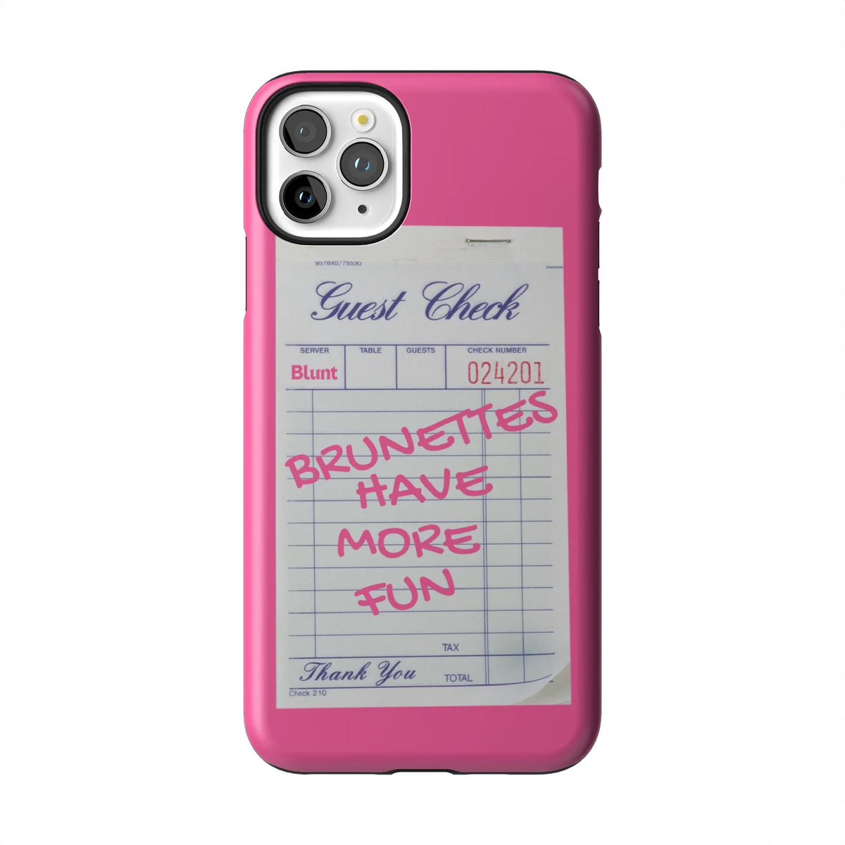 Brunettes Have More Fun iPhone Case