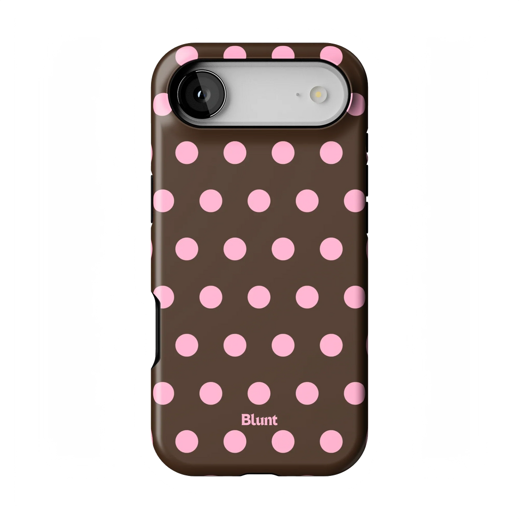 Chocolate Polka iPhone Case