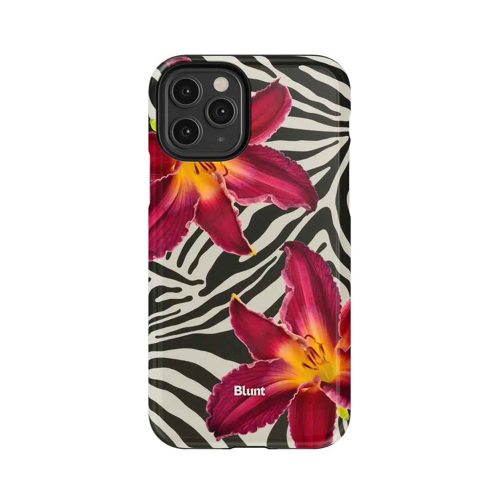 Zebra Lily iPhone Case