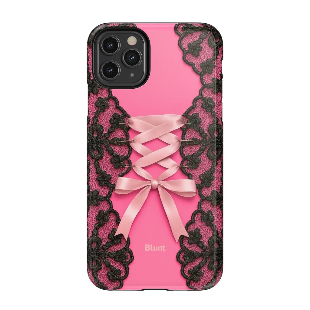 Pink Corset iPhone Case