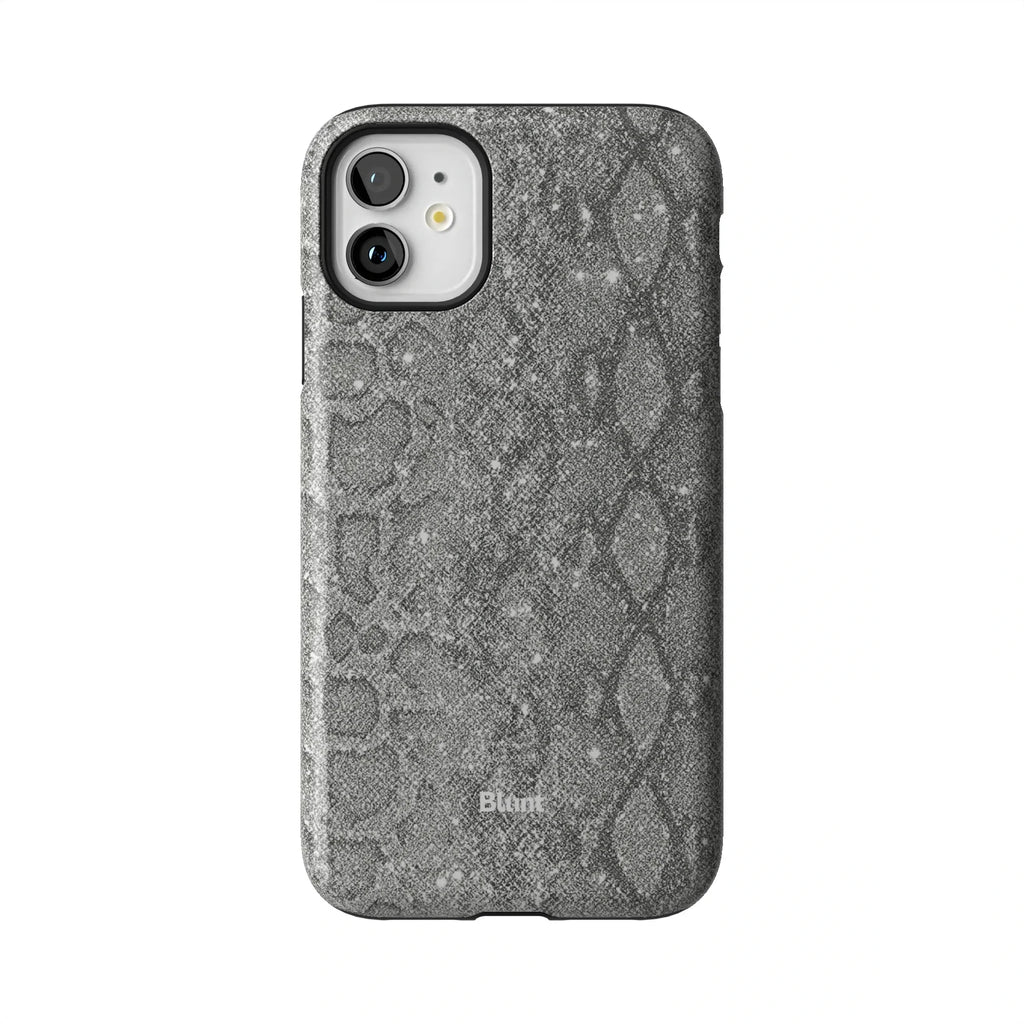 Silver Python iPhone Case