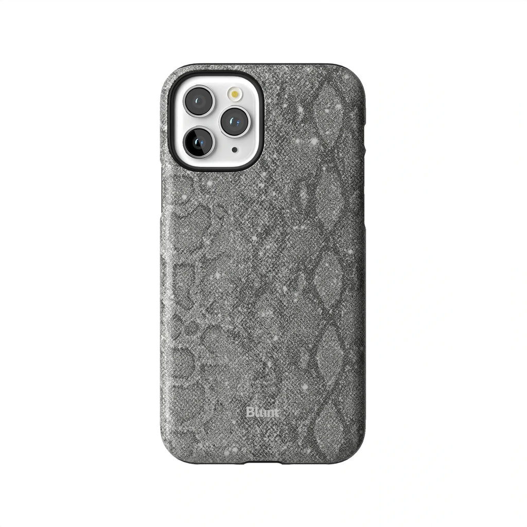 Silver Python iPhone Case