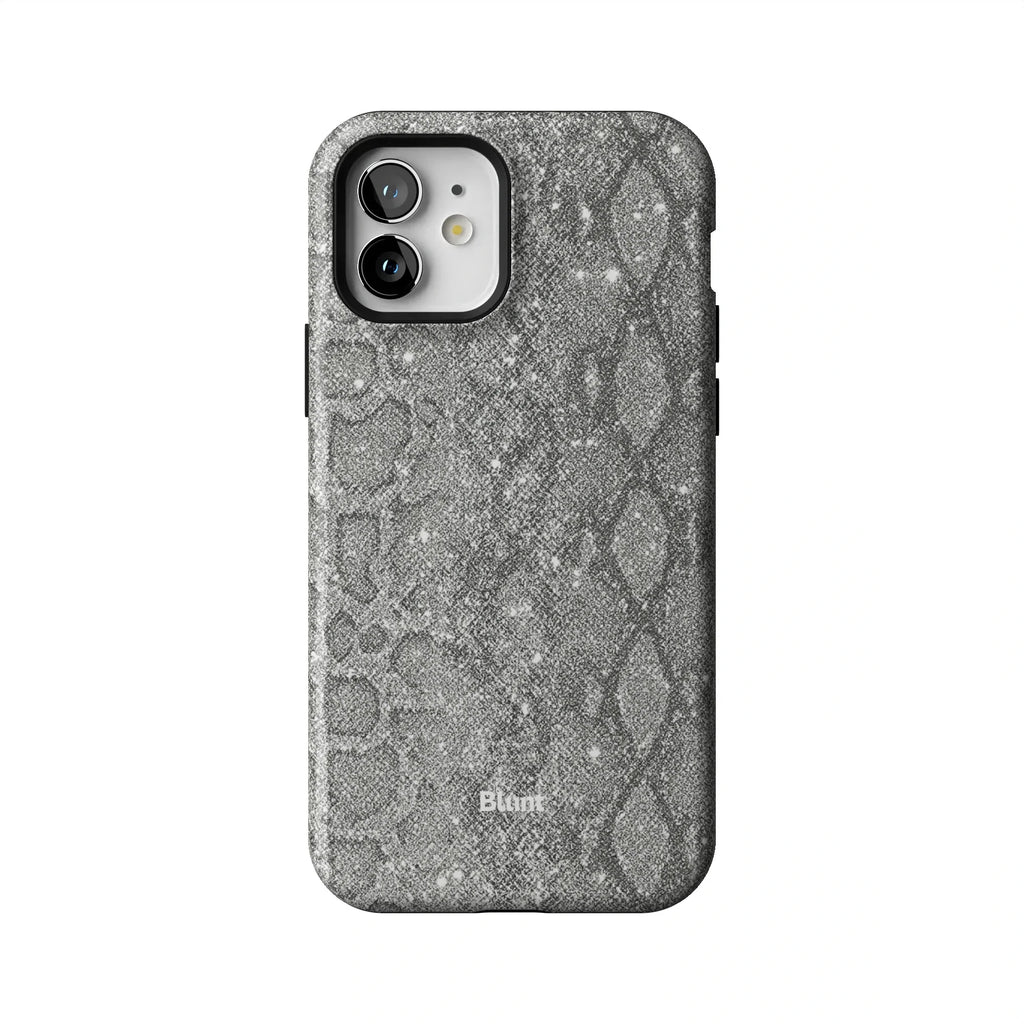 Silver Python iPhone Case