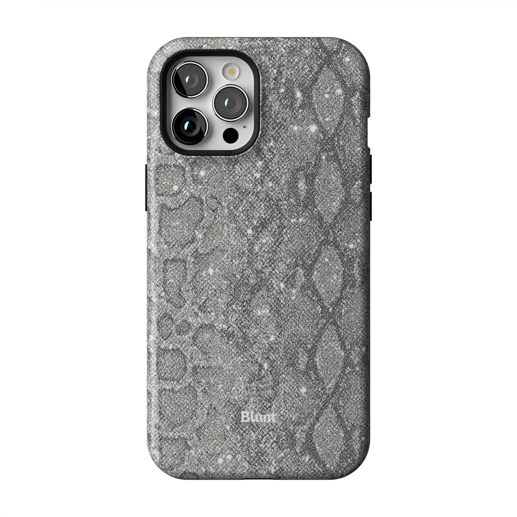 Silver Python iPhone Case