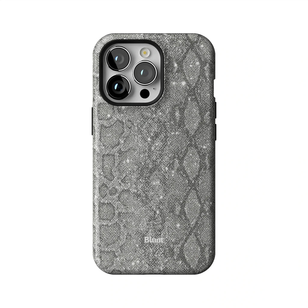 Silver Python iPhone Case