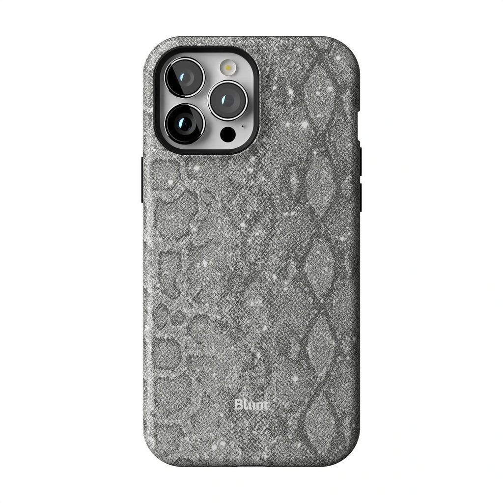 Silver Python iPhone Case