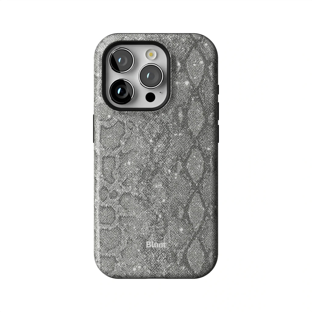 Silver Python iPhone Case