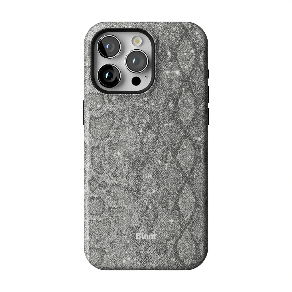 Silver Python iPhone Case