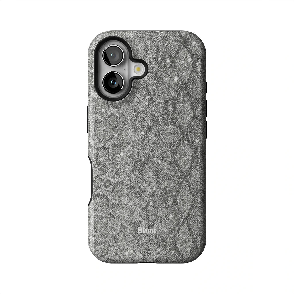 Silver Python iPhone Case