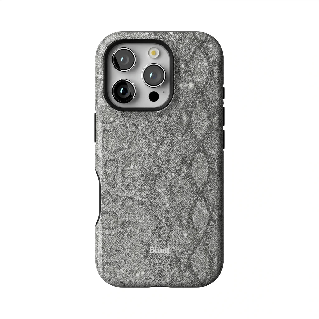 Silver Python iPhone Case