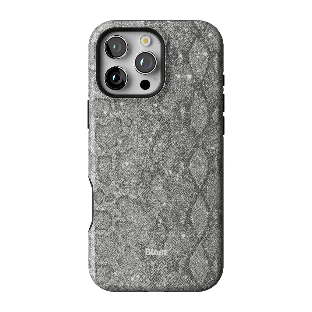Silver Python iPhone Case