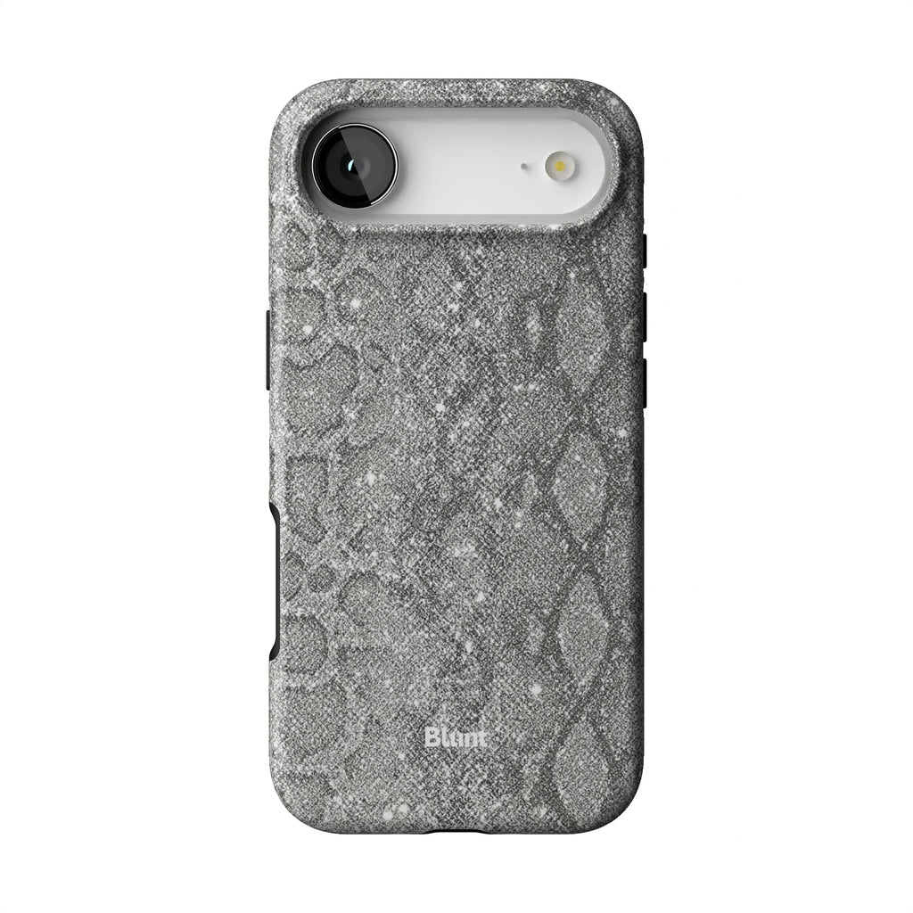 Silver Python iPhone Case