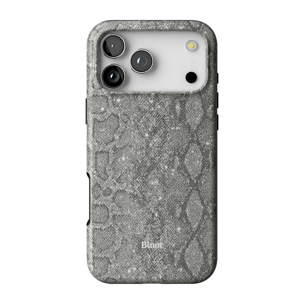 Silver Python iPhone Case