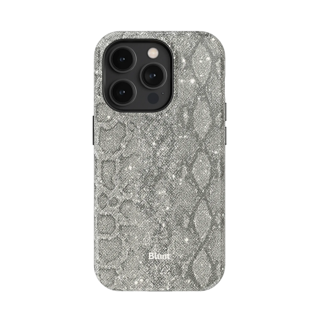 Silver Python iPhone Case