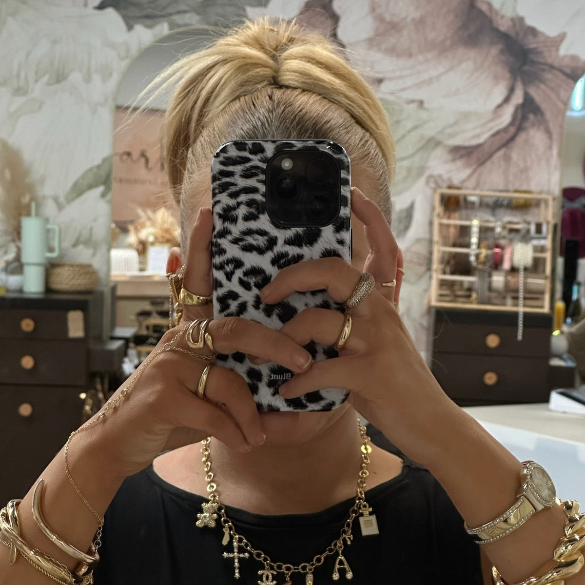 Snow Leopard iPhone Case