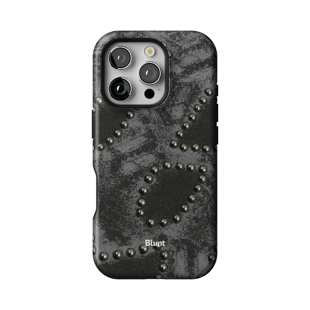 Studded Noir iPhone Case