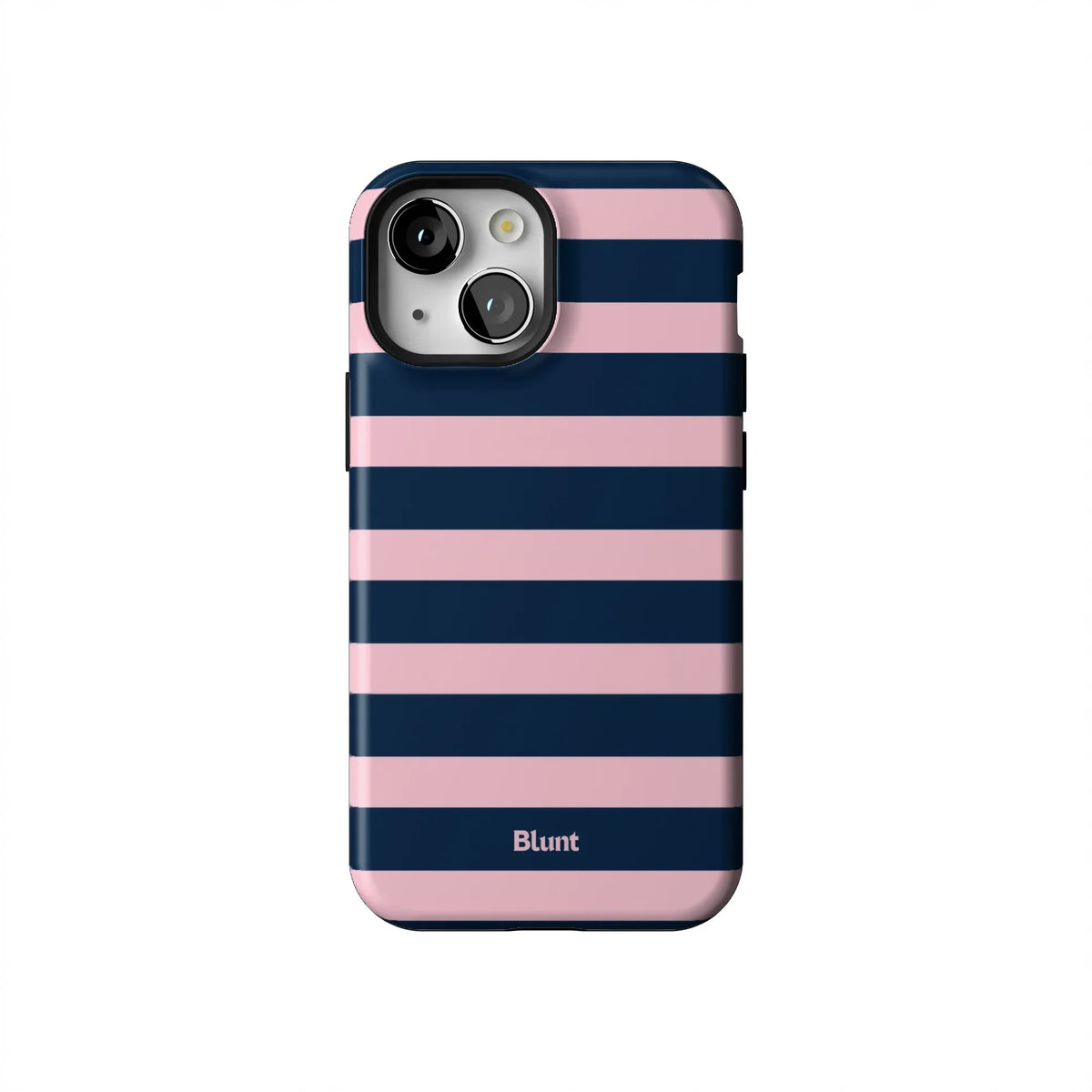 Blueberry Blush Stripe iPhone Case