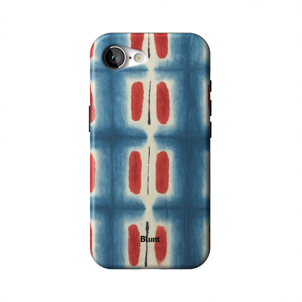 Indigo Blocks iPhone Case