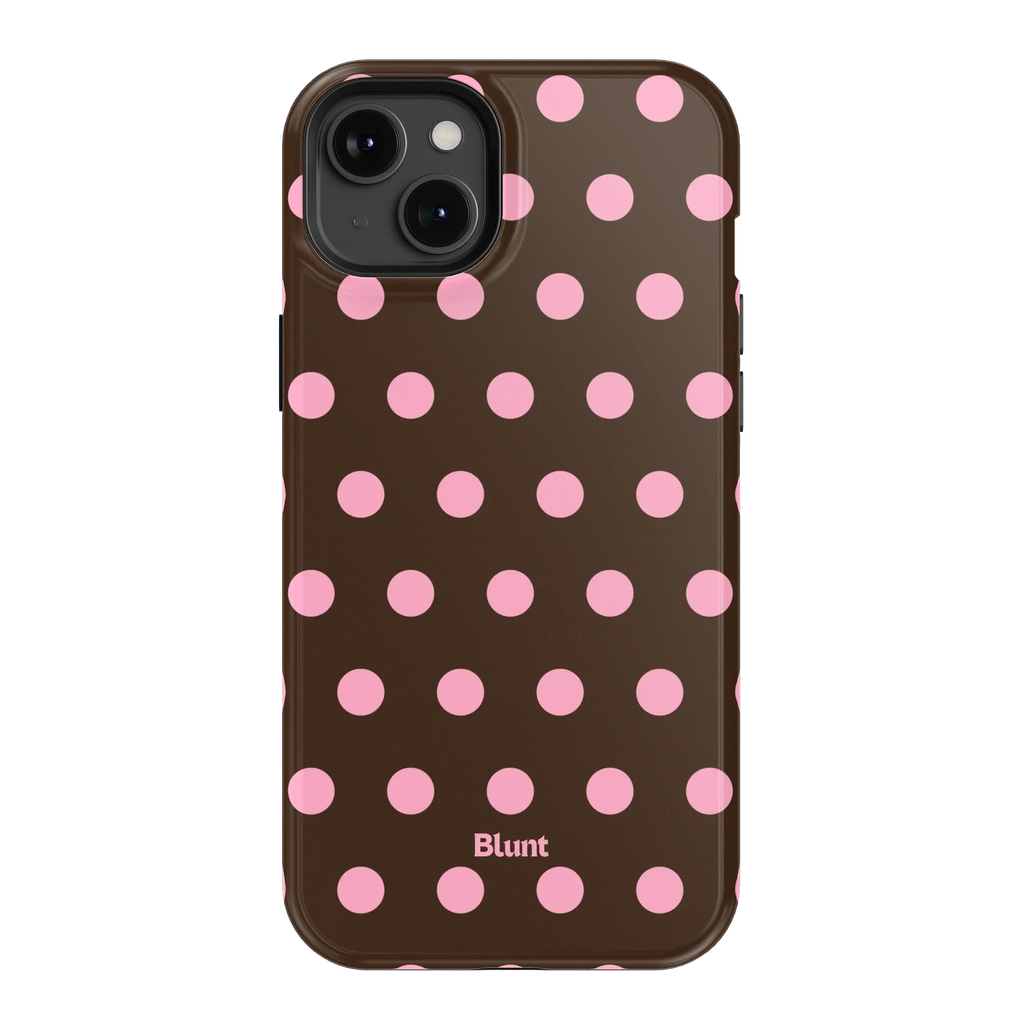 Chocolate Polka iPhone Case