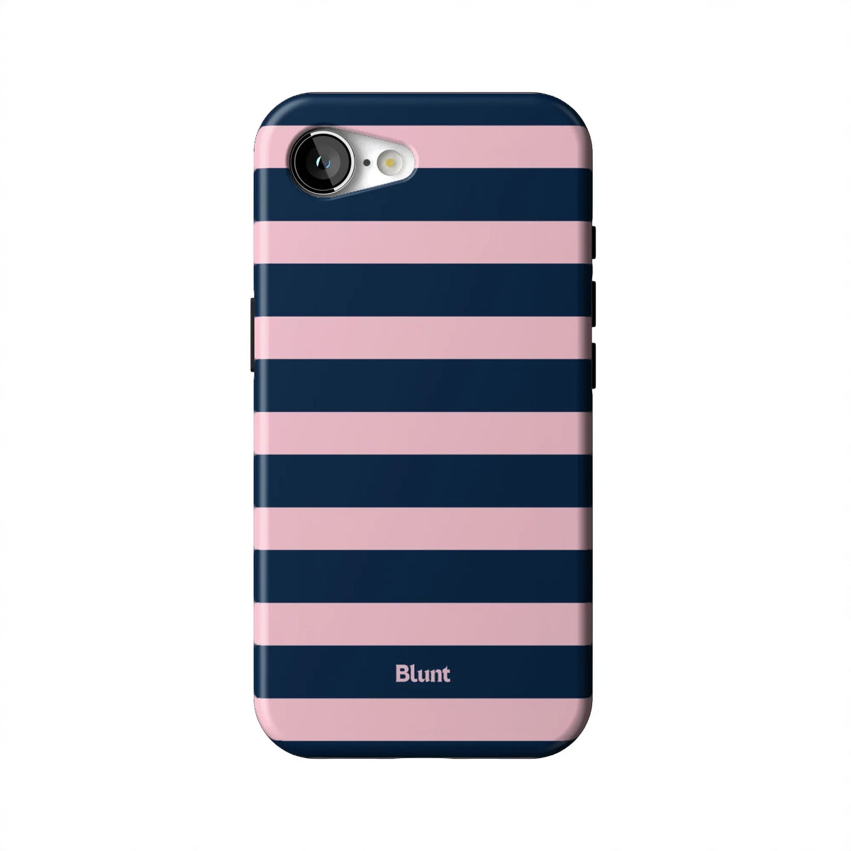 Blueberry Blush Stripe iPhone Case